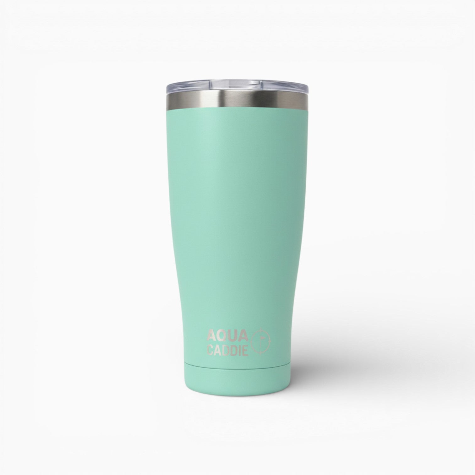 Aqua Caddie golf cart tumbler in Coastal Mint 22oz