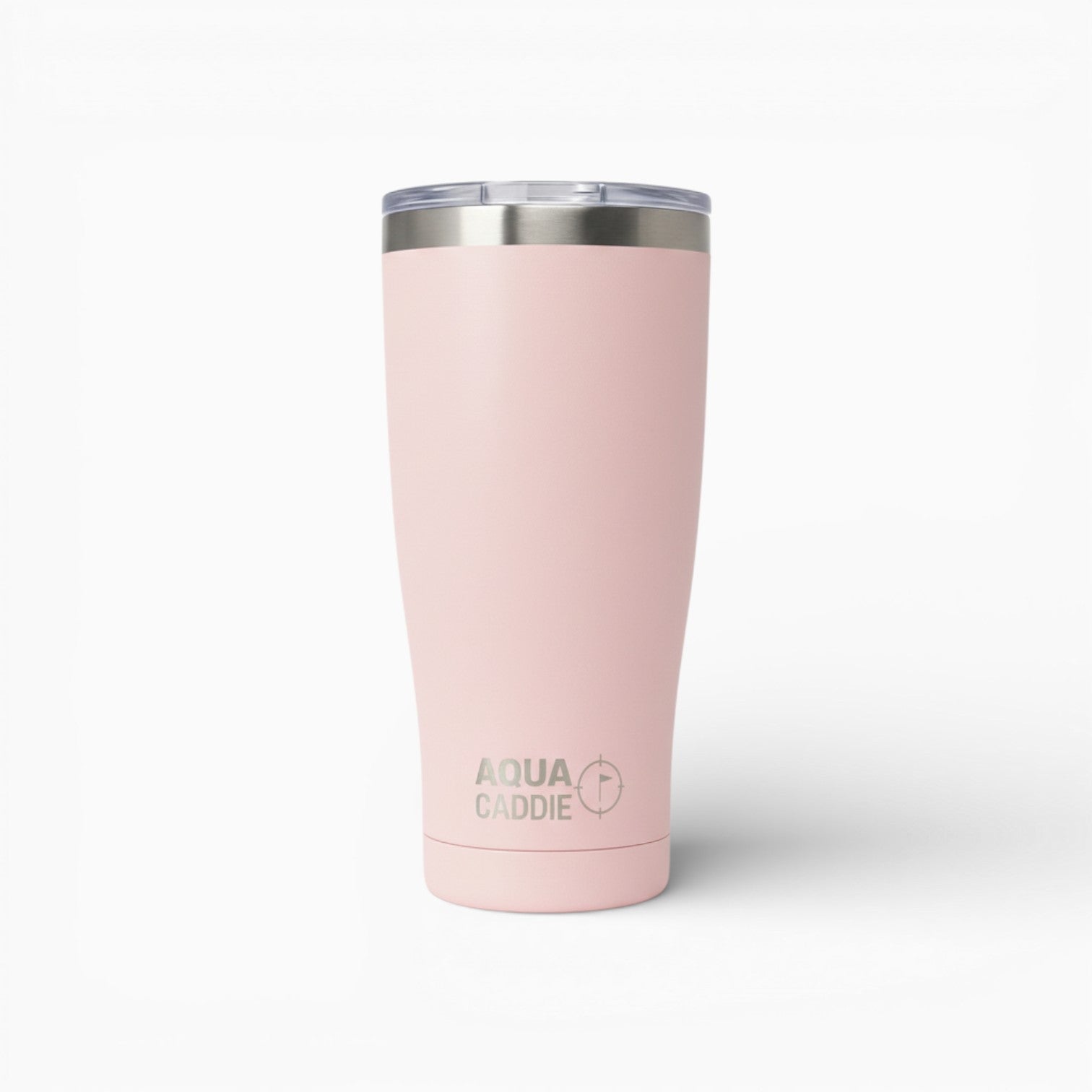 Aqua Caddie golf cart tumbler in Pink 22oz